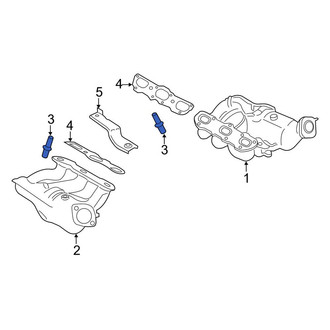 Porsche OE - Exhaust Manifold Bolt