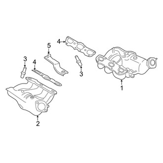 Porsche OE - Exhaust System - Exhaust Manifold