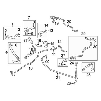 Porsche OE - Cooling - Coolant Lines (3.6L)