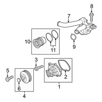 Porsche OE - Cooling - Water Pump (3.6L)