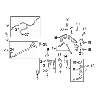 Porsche OE - Cooling - Radiator & Components (Hoses), (4.8L)