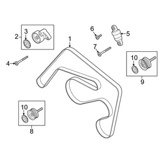 Porsche OE - Cooling - Belts & Pulleys (4.8L)