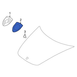 Porsche OE - Hood Emblem Gasket