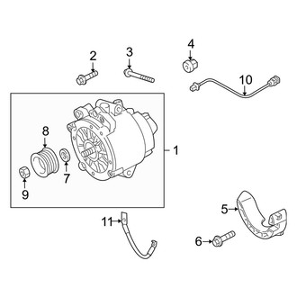 Porsche OE - Electrical - Alternator (3.6L / 4.8L)