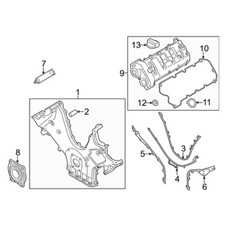 Porsche OE - Engine - Valve & Timing Covers (3.6L)