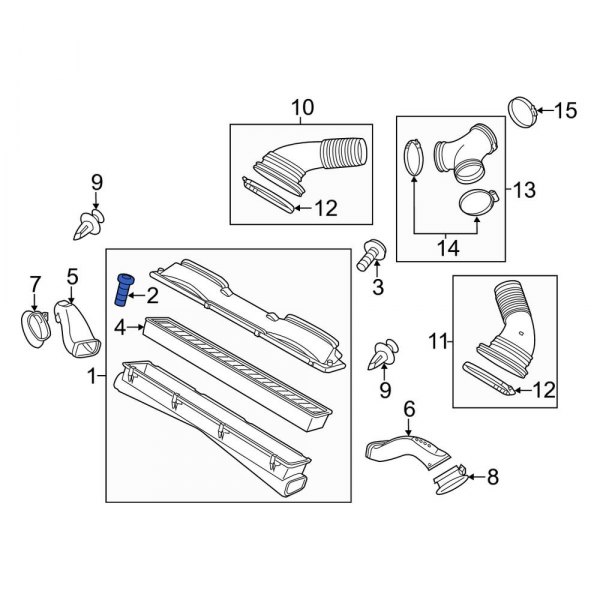 Air Filter Housing Screw