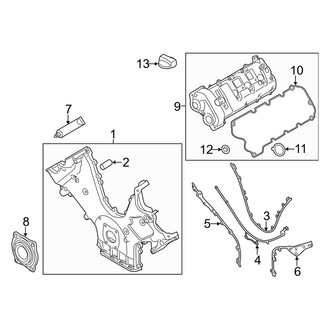 Porsche OE - Engine - Valve & Timing Covers (4S / S)