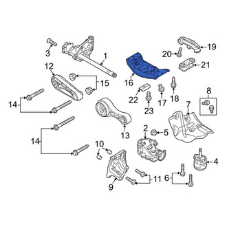 Porsche OE - Automatic Transmission Mount Bracket