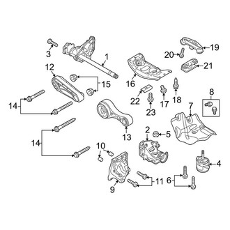 Porsche OE - Engine & Transmission Mounting (Turbocharged 4.8L)