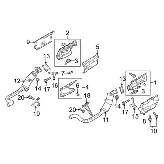 Porsche OE - Exhaust System - Exhaust Manifold (4S / S 4.8L)