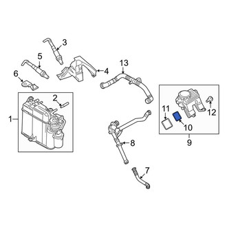 Porsche OE - Upper Vapor Canister Purge Valve Assembly Gasket