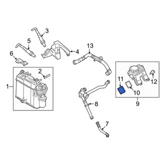 Porsche OE - Lower Vapor Canister Purge Valve Assembly Gasket