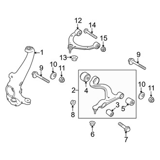 Porsche OE - Front Suspension - Suspension Components (RWD 3.6L / 4.8L)