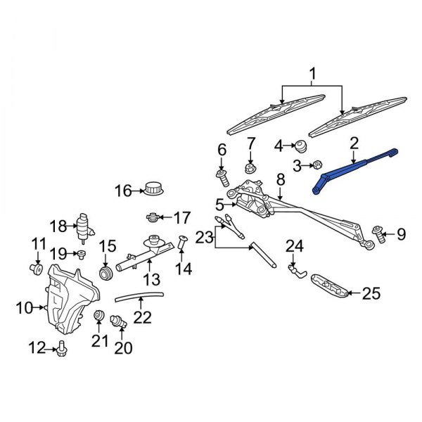 Windshield Wiper Arm