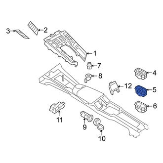 Porsche OE - Front Liftgate Latch Release Switch