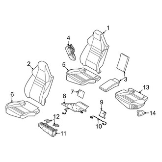 Porsche OE - Seats & Tracks - Rear Seat Components (Covers & Pads, Sport Seat)