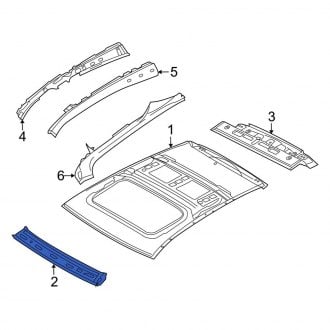 Porsche Panamera OEM Roofs & Parts | Panels, Drip Rails — CARiD.com