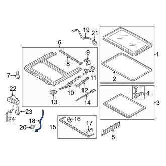 Porsche Panamera Sunroofs & Components — CARiD