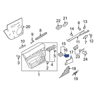 Porsche OE - Rear Right Ash Tray