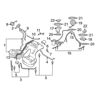 Porsche OE - Fuel System Components (Base / 4 / 4S / S / Turbo)