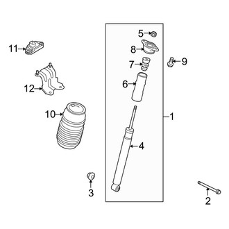 Porsche OE - Rear Suspension - Shocks & Components (With Dynamic Chassis Control), (3.6L / 4.8L)