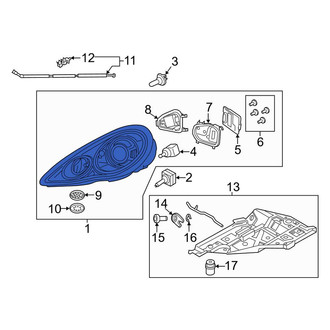 Porsche OE - Front Left Headlight Assembly