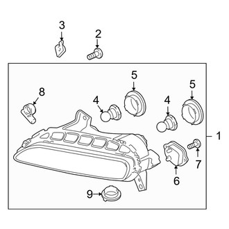 Porsche OE - Front Lamps - Signal Lamps