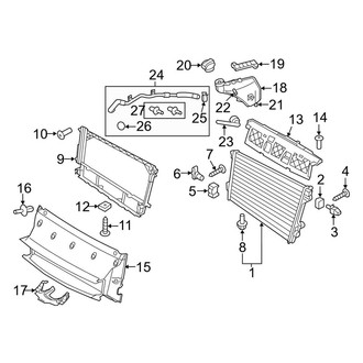 Porsche OE - Cooling - Radiator & Components (3.0L Gas)