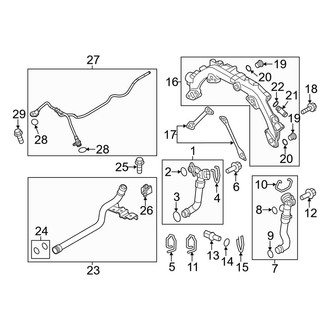 Porsche OE - Cooling - Hoses & Lines (Gas)