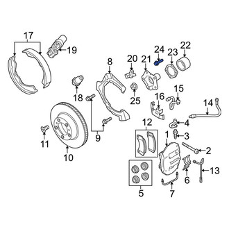 Porsche OE - Rear Axle Hub Mounting Bolt