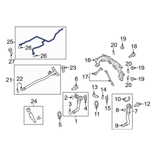 Engine Coolant Pipe