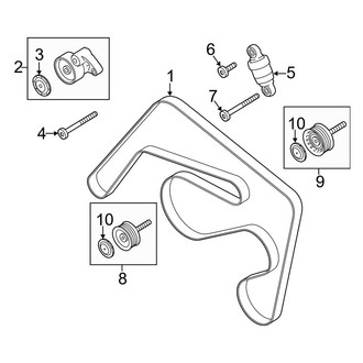 Porsche OE - Cooling - Belts & Pulleys (Base / 4 / 4 Edition / Edition 3.6L)