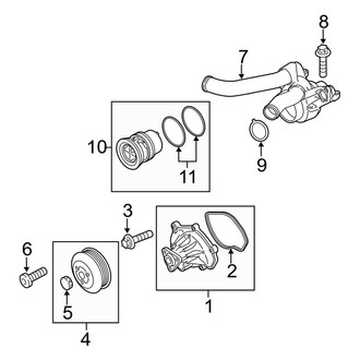 Porsche OE - Cooling - Water Pump (3.6L)