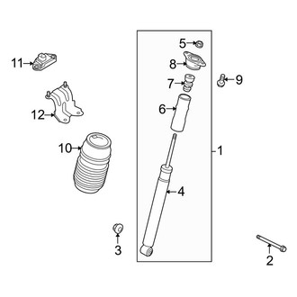 Porsche OE - Rear Suspension - Shocks & Components (With Dynamic Chassis Control), (4S Executive / GTS / Turbo / Turbo Executive / Turbo S / Turbo S Executive)