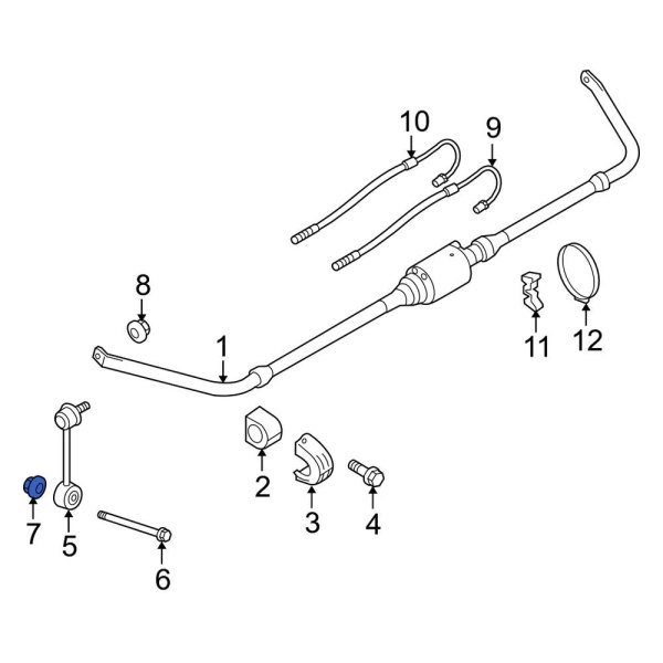 Suspension Stabilizer Bar Link Nut