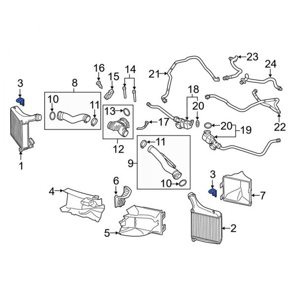 Intercooler Bracket