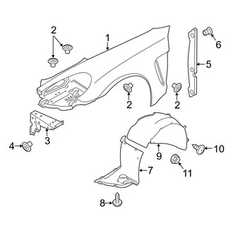 Porsche OE - Fender & Components (Gas)