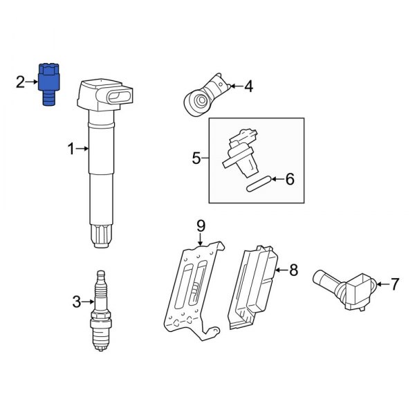 Ignition Coil Screw