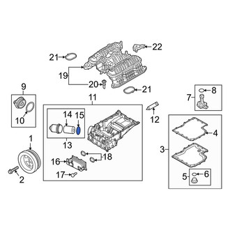 Porsche OE - Engine Oil Filter Housing O-Ring