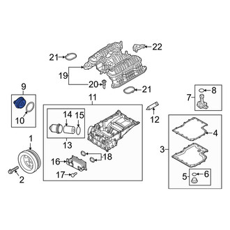 Porsche OE - Engine Coolant Thermostat Housing