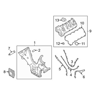 Porsche OE - Engine - Valve & Timing Covers (Base / 4 / 4 Edition / Edition 3.6L)