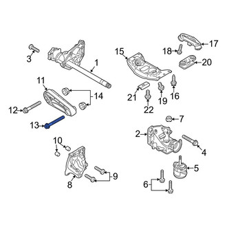 Porsche OE - Upper Engine Mount Bolt