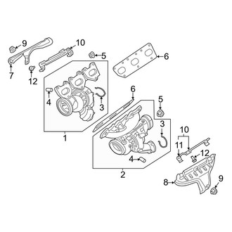 Porsche OE - Exhaust System - Exhaust Manifold (3.0L Gas)