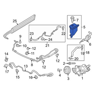 Porsche OE - Power Steering Reservoir