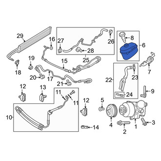 Porsche OE - Power Steering Reservoir