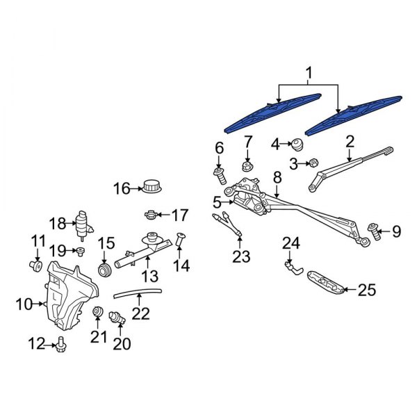 Windshield Wiper Blade Set