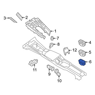 Porsche OE - Front Liftgate Latch Release Switch