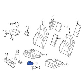 Porsche OE - Rear Left Power Seat Switch