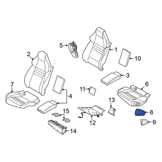 Porsche OE - Rear Left Power Seat Switch