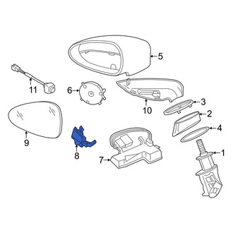 Porsche OE - Front Left Turn Signal Light Assembly